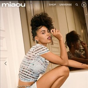 Miaou Mini Tee Facade NWT Size Large